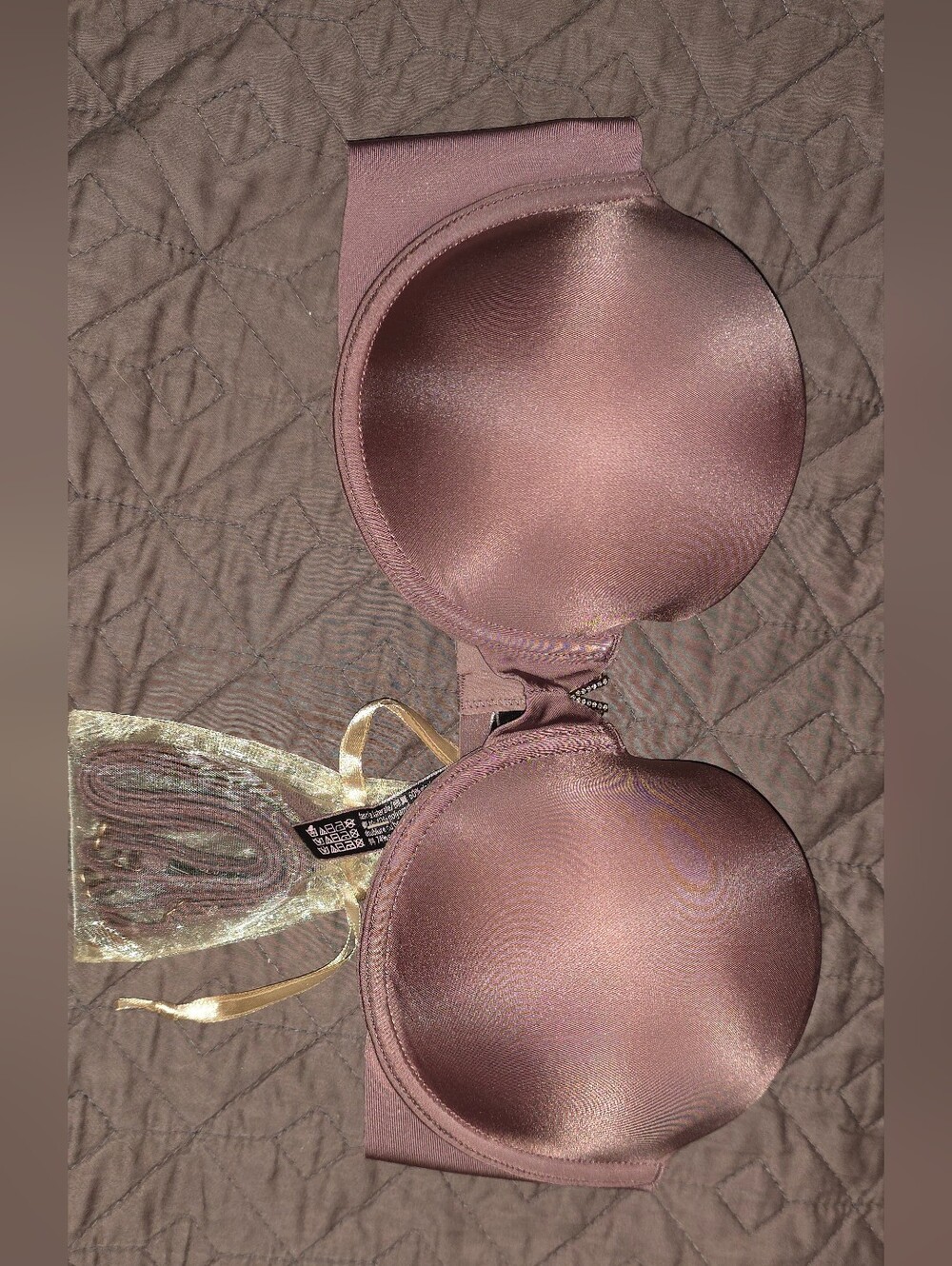 NWT Victoria's Secret Bra in Dusty Rose/Purple - Strapless